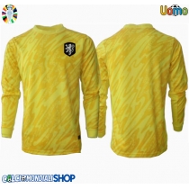 Maglie da calcio Olanda Portiere Seconda Maglia Europei 2024 Manica Lunga